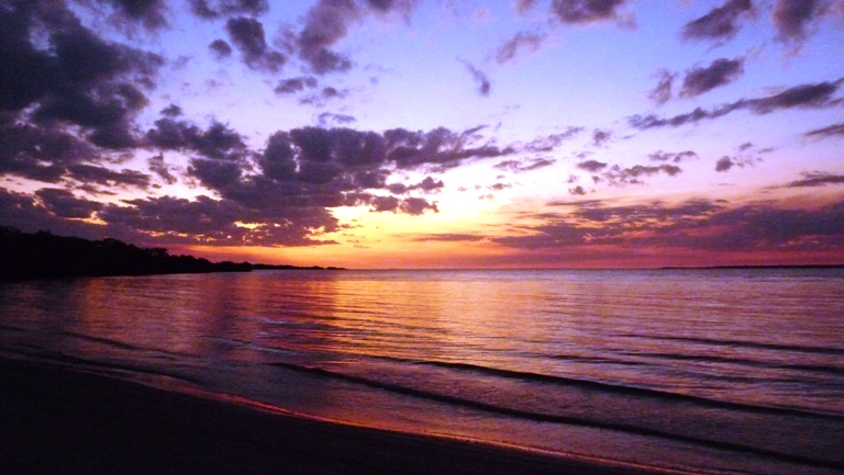 Sunset in Weipa am Montag